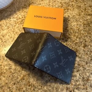 Men’s Triple Black Louis Vuitton Wallet